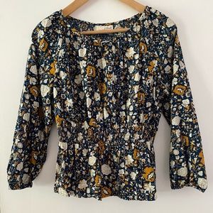 Universal Thread floral blouse size S